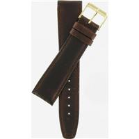 Authentic Hadley-Roma 19mm Brown Oilskin watch band