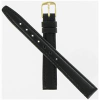 Authentic Hadley-Roma 12mm Black Anti-Allergy Leather watch band