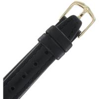 Authentic Hadley-Roma 10mm Black Oilskin watch band