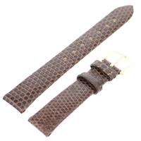 Authentic Hadley-Roma 14mm Brown Genuine Lizard watch band