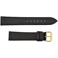 Authentic Hadley-Roma 16mm Black Genuine Leather watch band