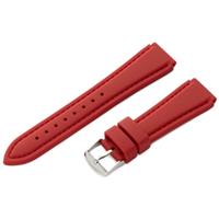 Authentic Hadley-Roma 22mm Red Silicone watch band