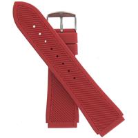 Authentic Hadley-Roma 18mm Red Genuine Silicone watch band