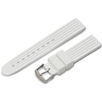 Authentic Hadley-Roma 20mm White Silicone watch band