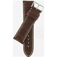 Authentic Hadley-Roma 24mm Brown Selected Alligator watch band