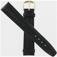 Authentic Hadley-Roma 17mm Black Anti-Allergy Leather watch band