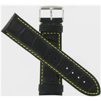 Authentic Hadley-Roma 24mm Yellow Stitched Alligator Grain watch band