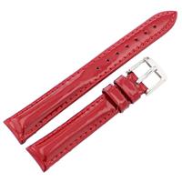 Authentic Hadley-Roma 14mm Red Leather watch band