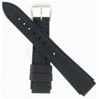Authentic Hadley-Roma 18mm Blue Genuine Silicone watch band