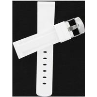 Authentic Hadley-Roma 22mm White Silicone watch band