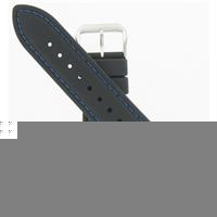 Authentic Hadley-Roma 22mm Black Rubber watch band