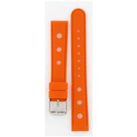Authentic Hadley-Roma 16mm Orange Silicone watch band