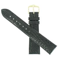 Authentic Hirsch 19mm  Certified Croco Open End watch band