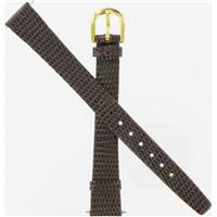 Authentic Kreisler 13mm Brown Lizard Calfskin watch band