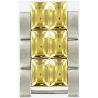 Authentic Bulova Stainless Steel-Two tone Link ONLY watch band