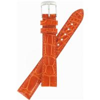 Authentic Michele 16mm Red Brown Alligator watch band