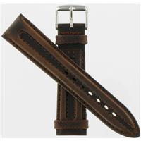Authentic Hadley-Roma 18mm Brown Oilskin watch band