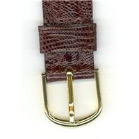 Authentic Hadley-Roma 19mm Brown Lizard Short watch band