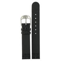 Authentic Rado Crocodile Grain-Black-Short-R0708825 watch band