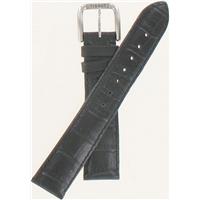 Authentic Tissot 20mm-Black Leather Strap watch band