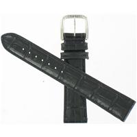 Authentic Tissot 20mm-Black Leather Strap watch band