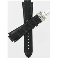 Authentic Tissot 24/13mm Black Croco Grain watch band