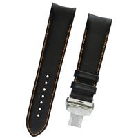 Authentic Tissot Black Leather Strap watch band