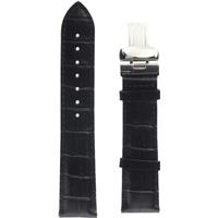 Authentic Tissot Genuine Black Leather watch band