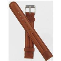 Authentic Timex 16mm Honey Brown Double Padded Leather watch band