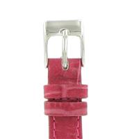 Authentic Timex 12MM-Crocodile Grain-RED/PINK watch band