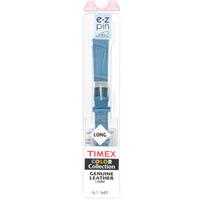 Authentic Timex 12mm Turquoise Blue Crocodile Grain watch band