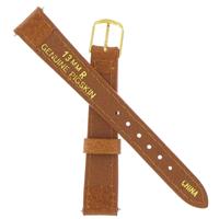Authentic Timex 13MM-PigSkin-Brown watch band