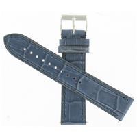 Authentic Swiss Army Brand 21mm Blue Leather watch band