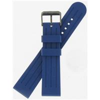 Authentic Swiss Army Brand 22mm Genuine Rubber Blue Strap watch band