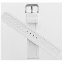 Authentic Swiss Army Brand 22mm Large White Rubber Strap - Dive Master 500 watch band