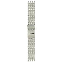 Authentic Swiss Army Brand 17mm-Stainless Steel-Silver Tone watch band