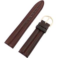 Authentic Hadley-Roma 16mm Brown Oil-Tan Leather watch band