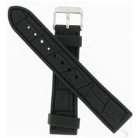 Authentic Hadley-Roma 20mm Black Silicon watch band