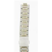 Authentic Seiko 17mm Gold/Silver Two Tone Stainless Steel Metal watch band