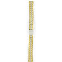 Authentic Hirsch 11-12mm Two Tone S/S Metal watch band