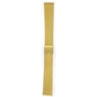 Authentic Hirsch 18-20mm Gold Tone S/S Metal watch band