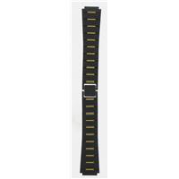Authentic Movado 20mm Black and Gold Tone Movado Band watch band