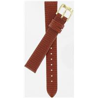 Authentic Speidel Water Resistant Brown Lizard Grain watch band