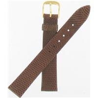 Authentic speidel 16mm brown genuine lizard grain band watch band