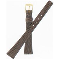 Authentic Speidel 13mm brown royal lizard grain band watch band